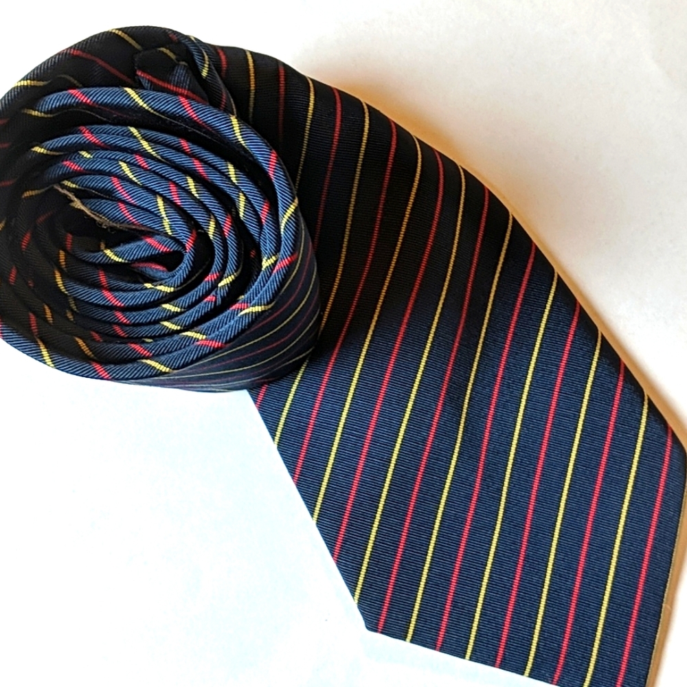 Paul Stuart Blue, Red, & Yellow Men's Tie